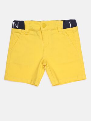 Yellow Casual Shorts